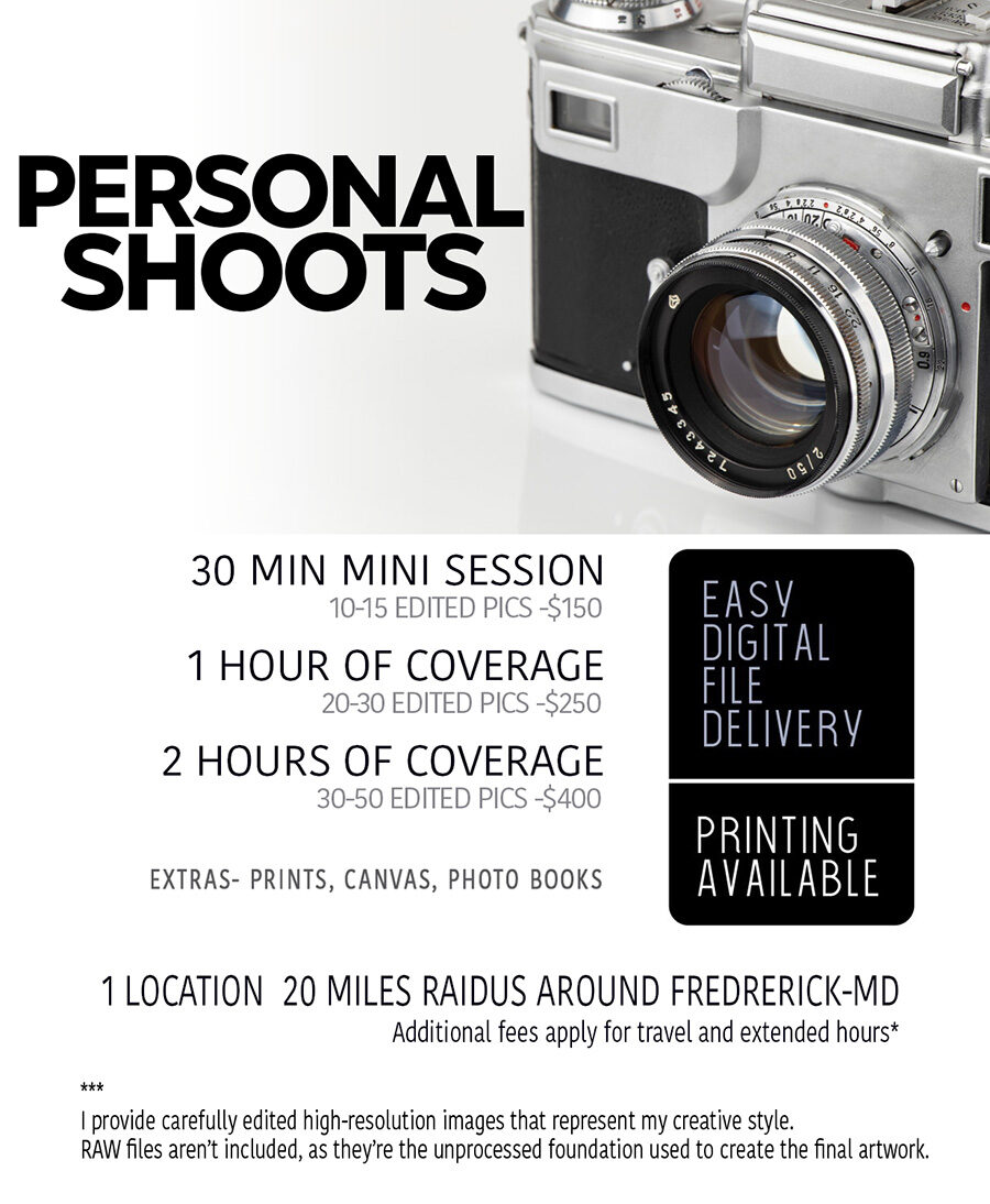Photography Pricing