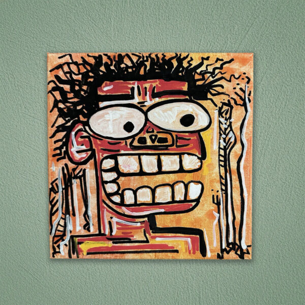 8x8 Neo-Expressionist Canvas Art | Hand-Painted